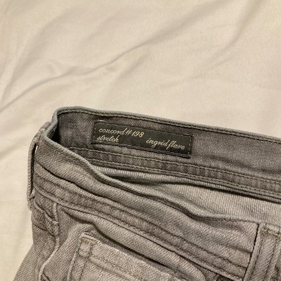 Citizens of Humanity CoH Gray Ingrid Flare Jeans Concord #198 Stretch - Picture 5 of 15